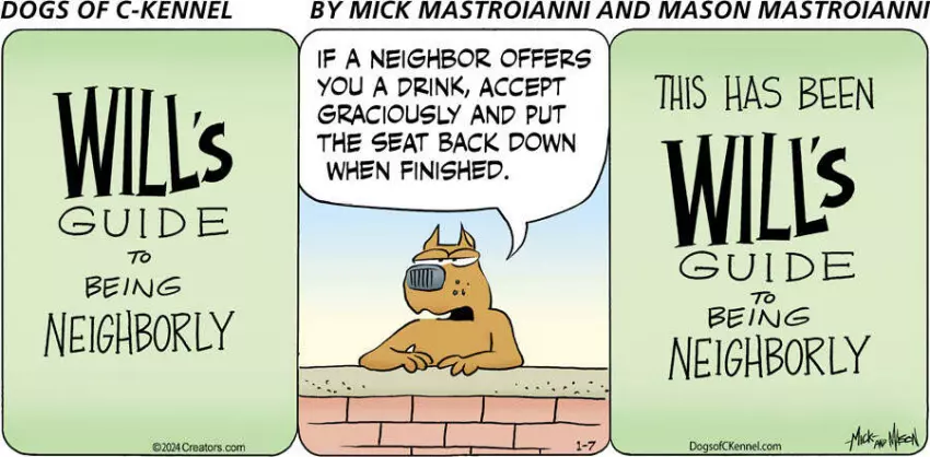 Dogs of C-Kennel for Jan 07, 2024