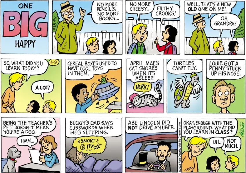 One Big Happy® for Jan 09, 2022