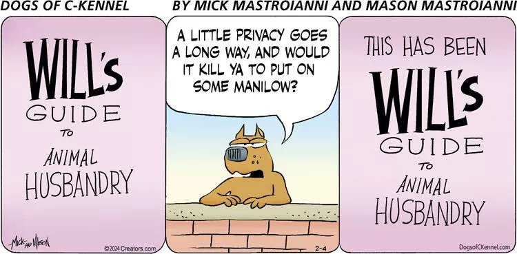 Dogs of C-Kennel for Feb 04, 2024
