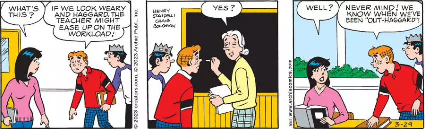 Archie for Mar 29, 2023