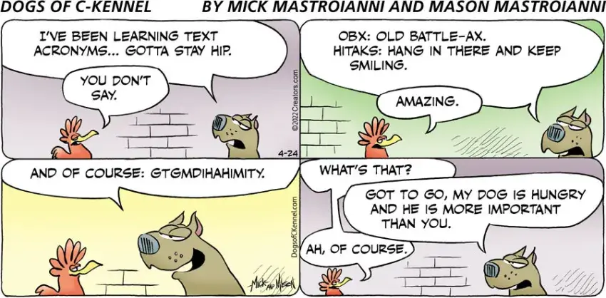 Dogs of C-Kennel for Apr 24, 2022