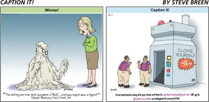 Caption It! for May 01, 2022