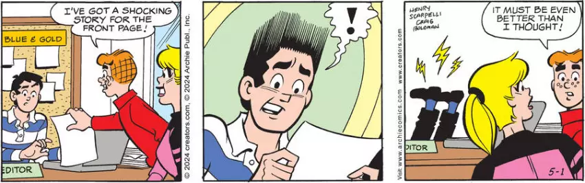 Archie for May 01, 2024