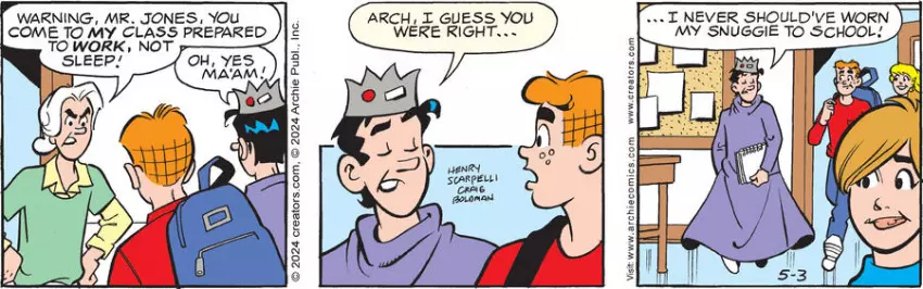 Archie for May 03, 2024