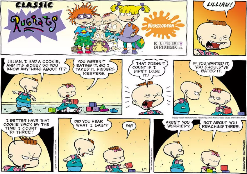 Rugrats for May 07, 2023