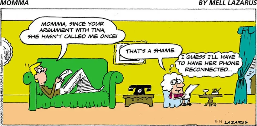 Momma for May 16, 2021