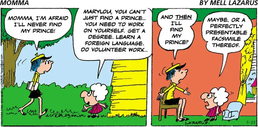 Momma for May 23, 2021