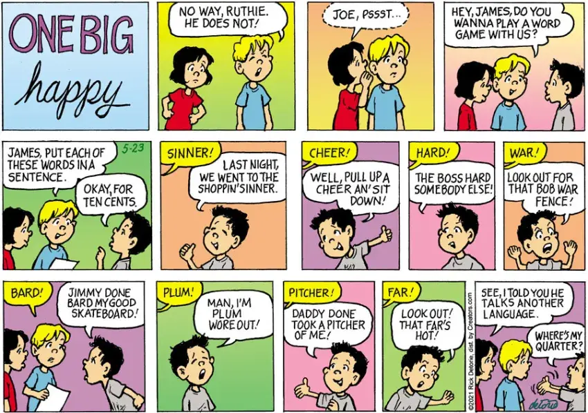 One Big Happy® for May 23, 2021