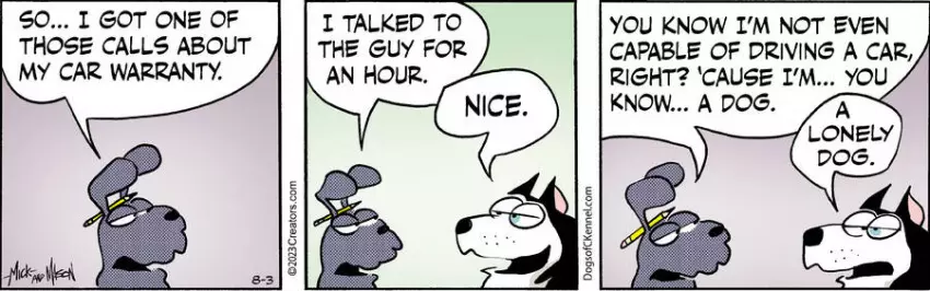 Dogs of C-Kennel for Aug 03, 2023