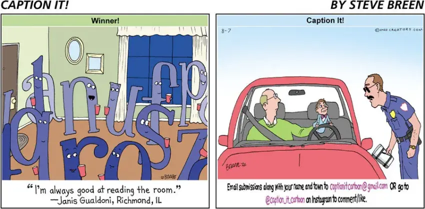 Caption It! for Aug 07, 2022