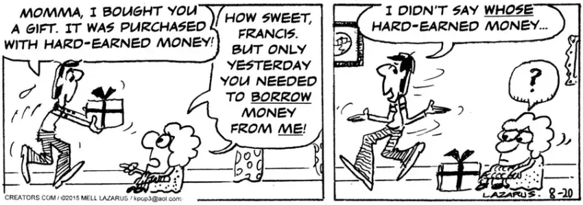 Momma for Aug 20, 2021