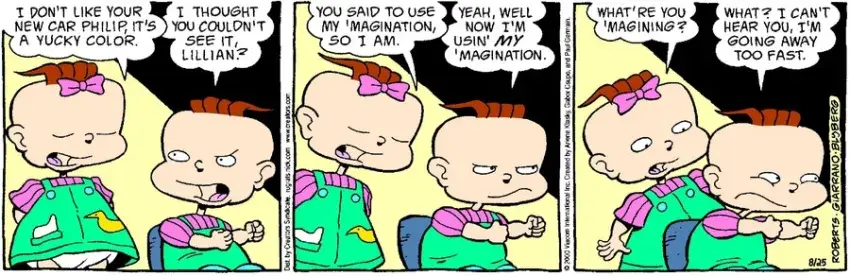 Rugrats for Aug 25, 2021