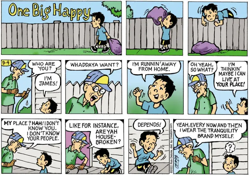 One Big Happy® for Sep 04, 2022