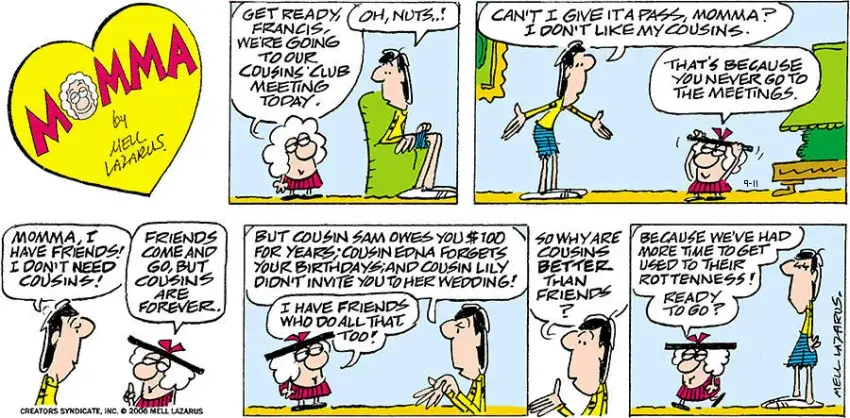 Momma for Sep 11, 2022