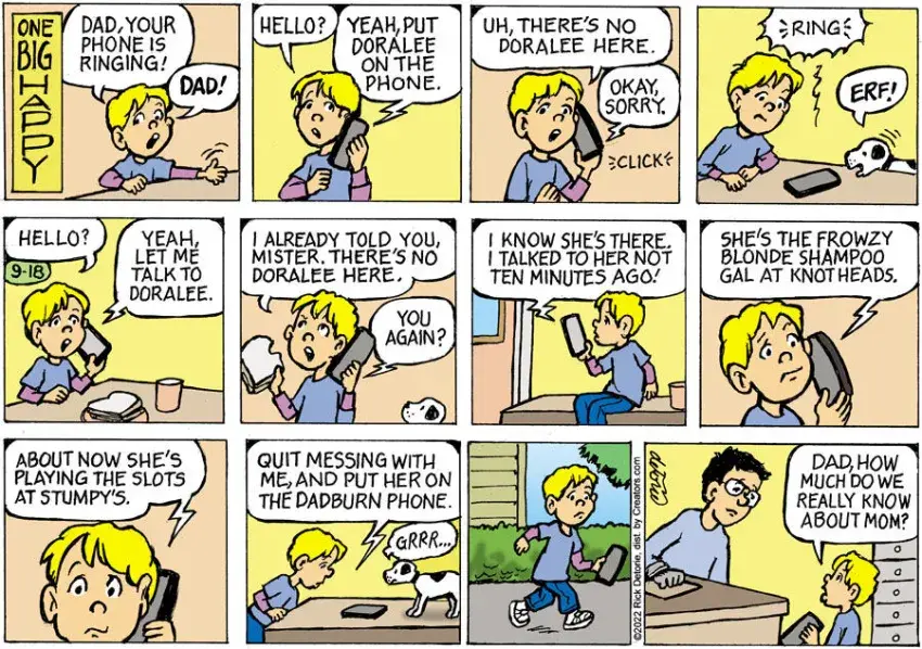 One Big Happy® for Sep 18, 2022