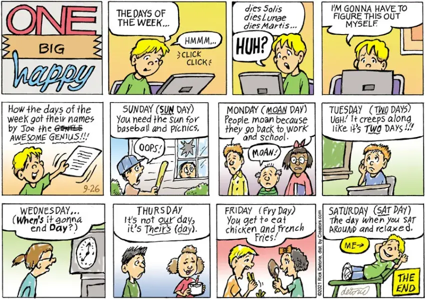 One Big Happy® for Sep 26, 2021