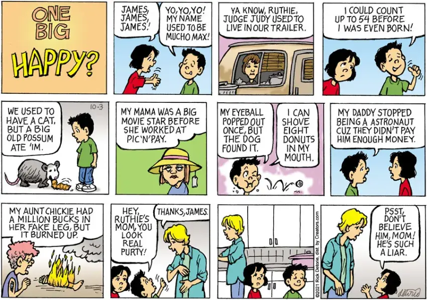 One Big Happy® for Oct 03, 2021