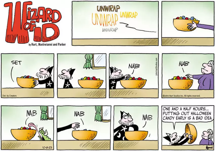 Wizard of Id for Oct 08, 2023