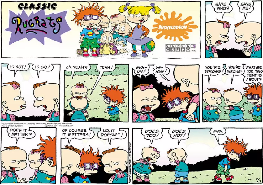 Rugrats for Oct 15, 2023