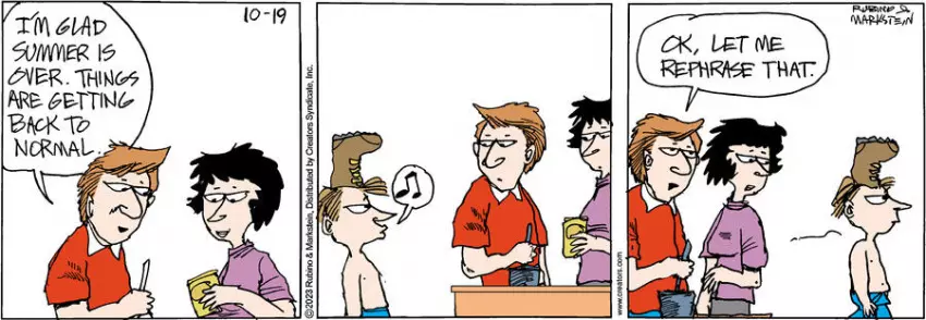 Daddy's Home for Oct 19, 2023