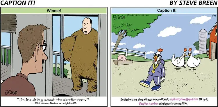 Caption It! for Nov 03, 2024