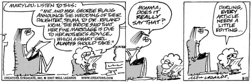 Momma for Nov 11, 2023