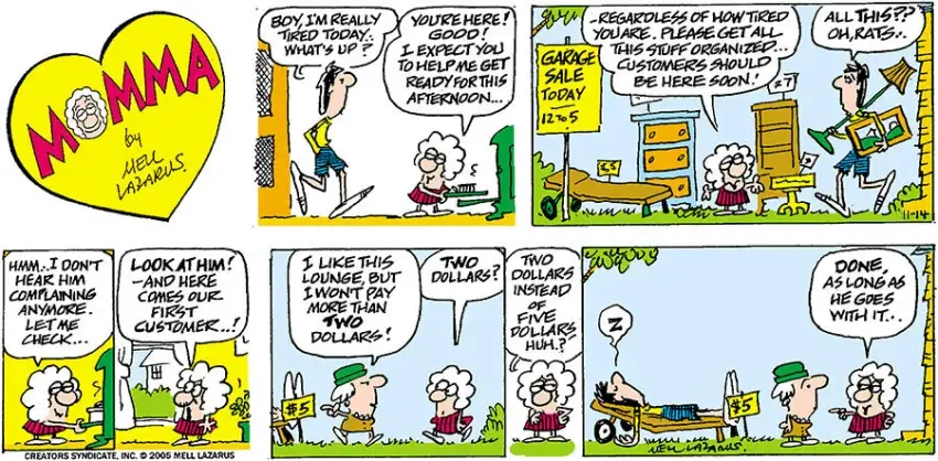 Momma for Nov 14, 2021