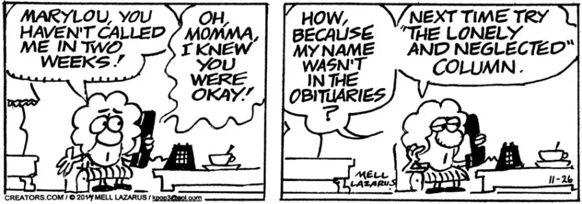 Momma for Nov 26, 2024