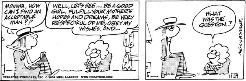 Momma for Nov 29, 2021