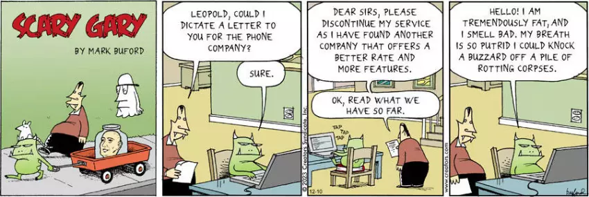 Scary Gary for Dec 10, 2023