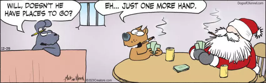 Dogs of C-Kennel for Dec 25, 2023