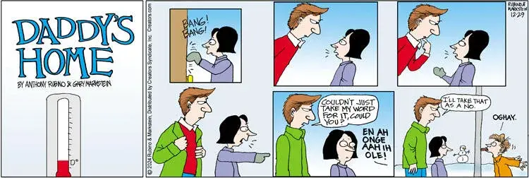 Daddy's Home for Dec 29, 2024