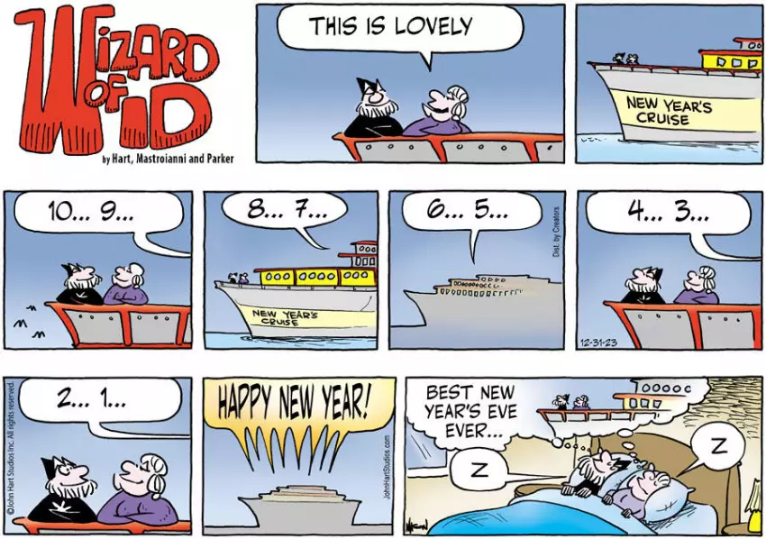 Wizard of Id for Dec 31, 2023