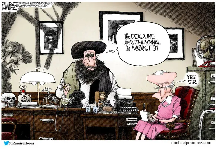 Michael Ramirez for Aug 25, 2021