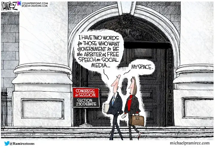 Michael Ramirez for Dec 13, 2021