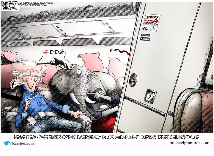 Michael Ramirez for May 28, 2023