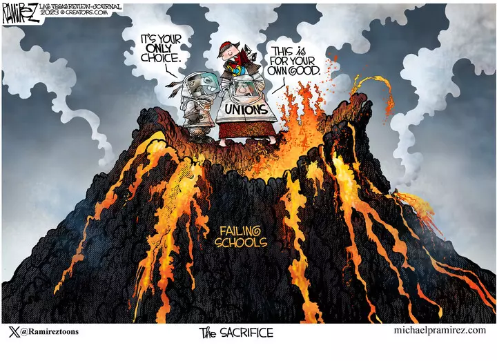 Michael Ramirez for Aug 13, 2023