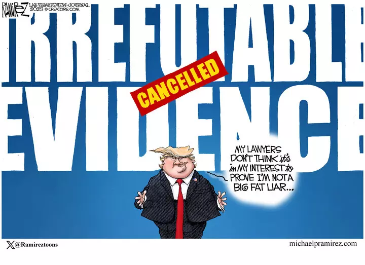 Michael Ramirez for Aug 21, 2023