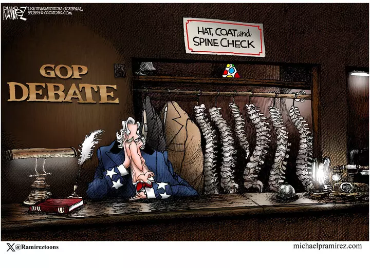 Michael Ramirez for Aug 25, 2023