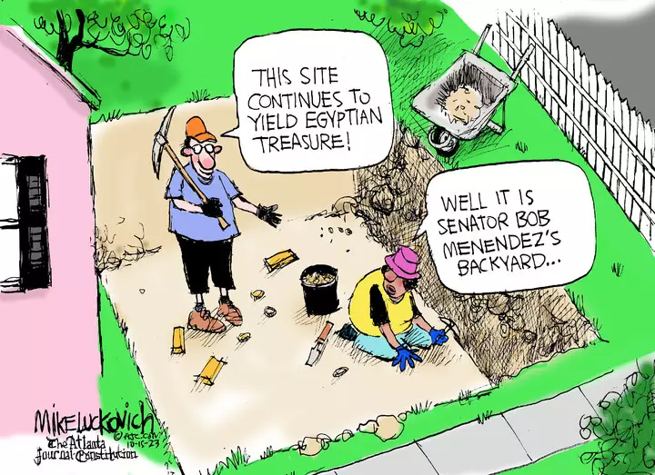 Mike Luckovich for Oct 15, 2023