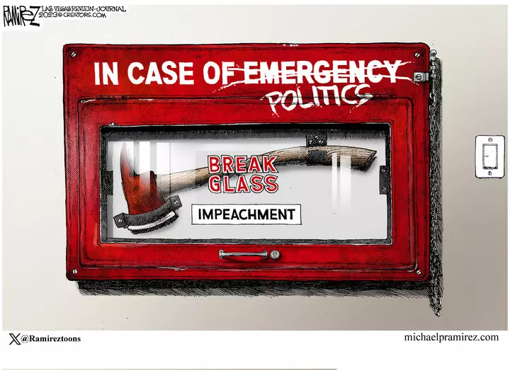 Michael Ramirez for Dec 17, 2023