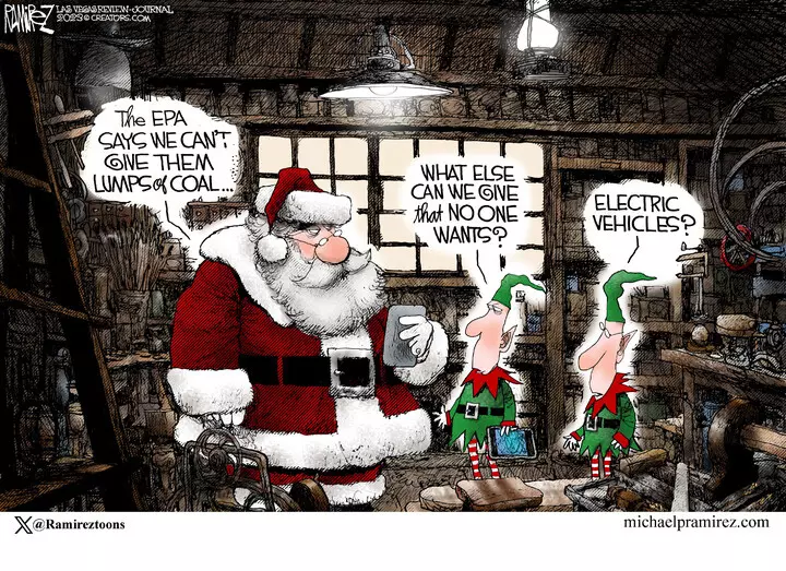 Michael Ramirez for Dec 18, 2023
