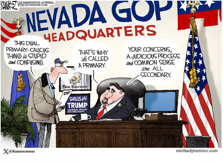 Michael Ramirez for Feb 08, 2024