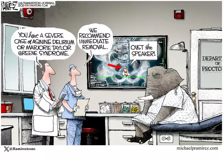 Michael Ramirez for Mar 25, 2024