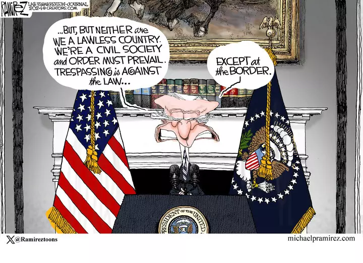 Michael Ramirez for May 03, 2024