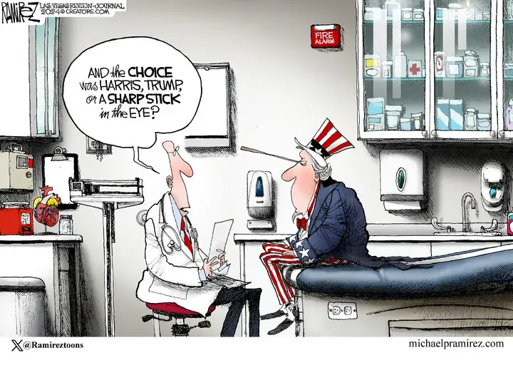 Michael Ramirez for Jul 31, 2024