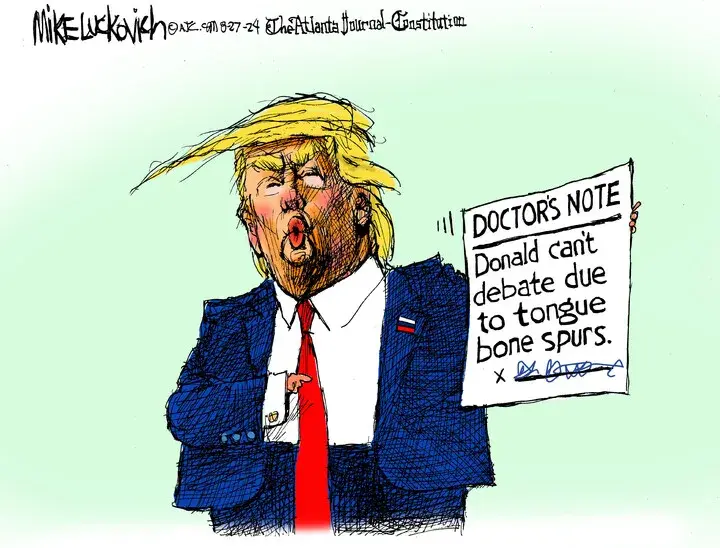 Mike Luckovich for Aug 27, 2024