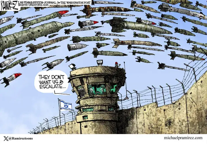 Michael Ramirez for Oct 11, 2024