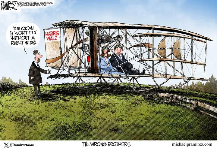 Michael Ramirez for Oct 27, 2024