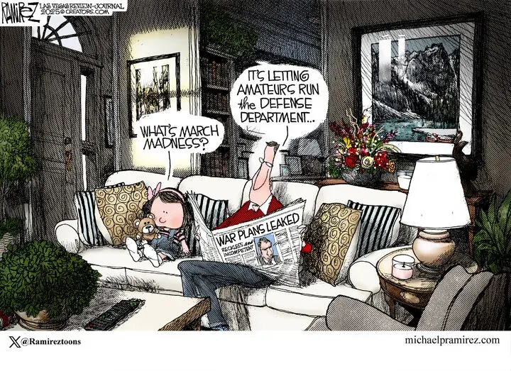 Michael Ramirez for Mar 26, 2025
